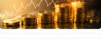 سکههای طلا و نمودار قیمت